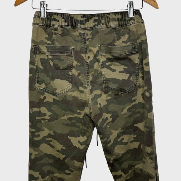 American Eagle Next Level High-Waisted Jegging Jogger | Size 6 Camo Drawstring - Picture 6 of 8